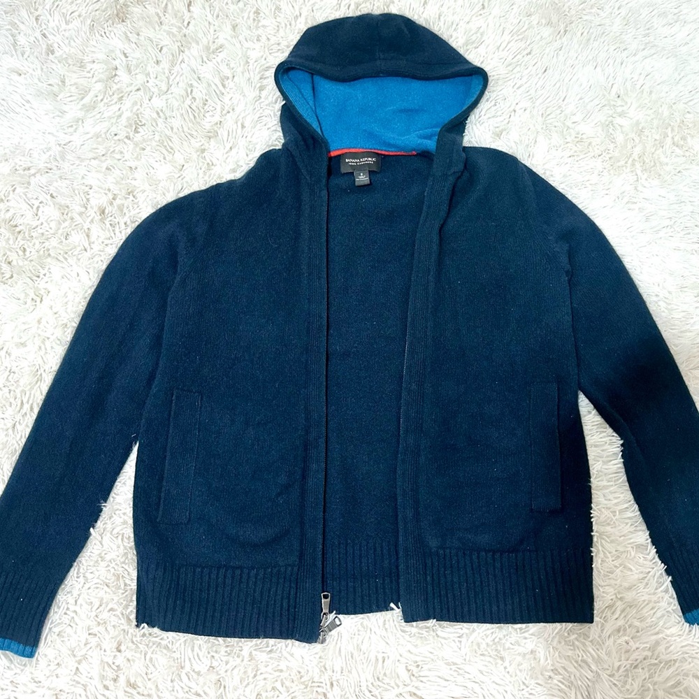 This Is A Banana Republic
Cashmere Sweater Hoodie.